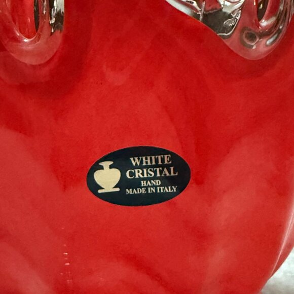 White Cristal Bowl - Murano Style - Picture 9 of 12